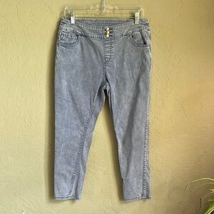 Soft surrounding stretchy jean ankle jeggings  pull‎ on